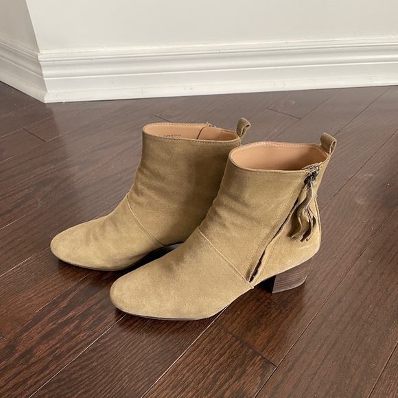 3 for $30 | Banana Republic Lydia Suede Booties - Picture 2 of 7
